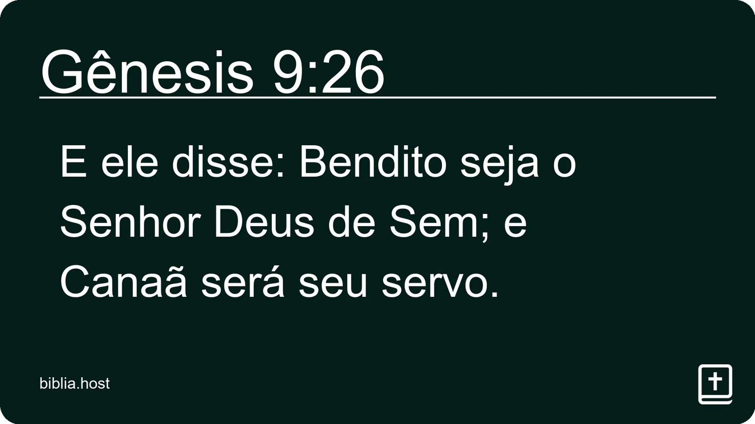 Gênesis 9:26