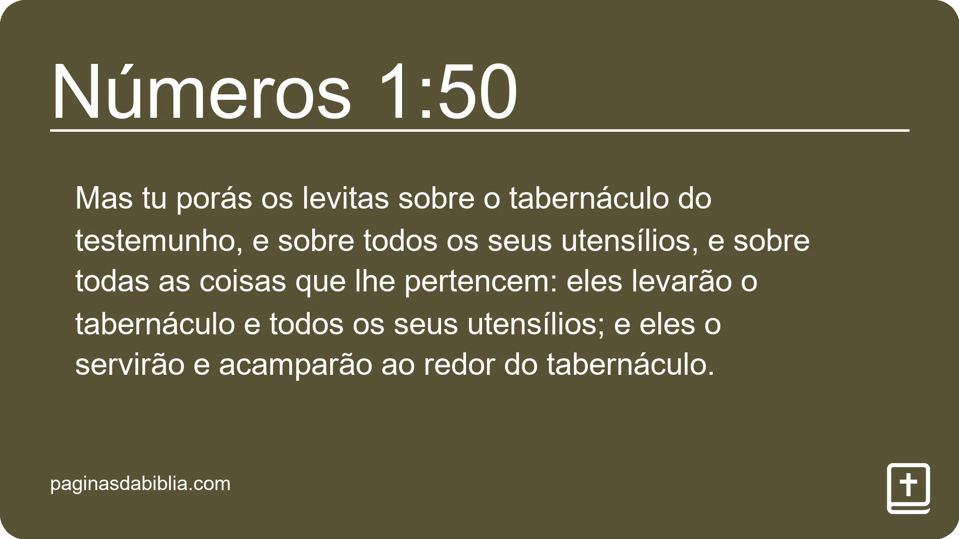 Números 1:50