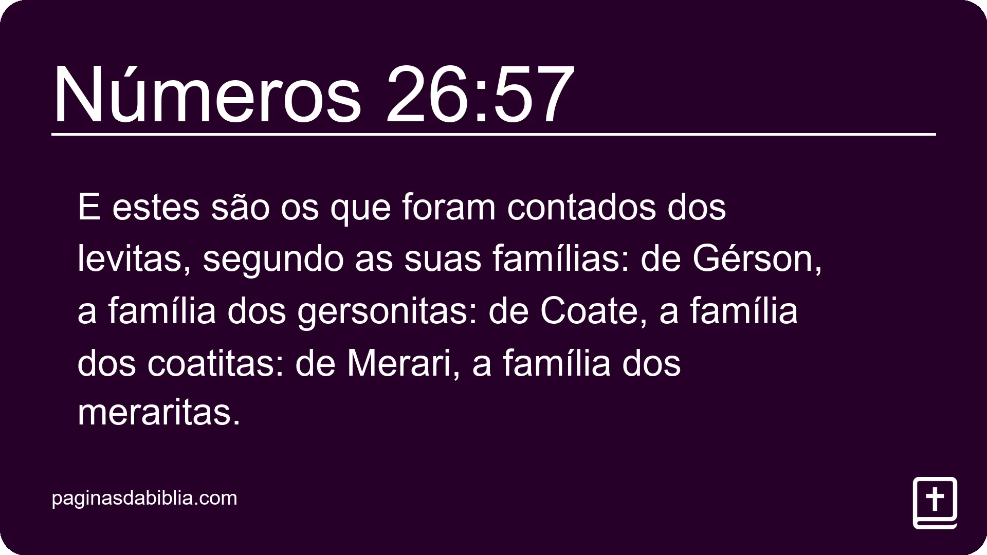 Números 26:57