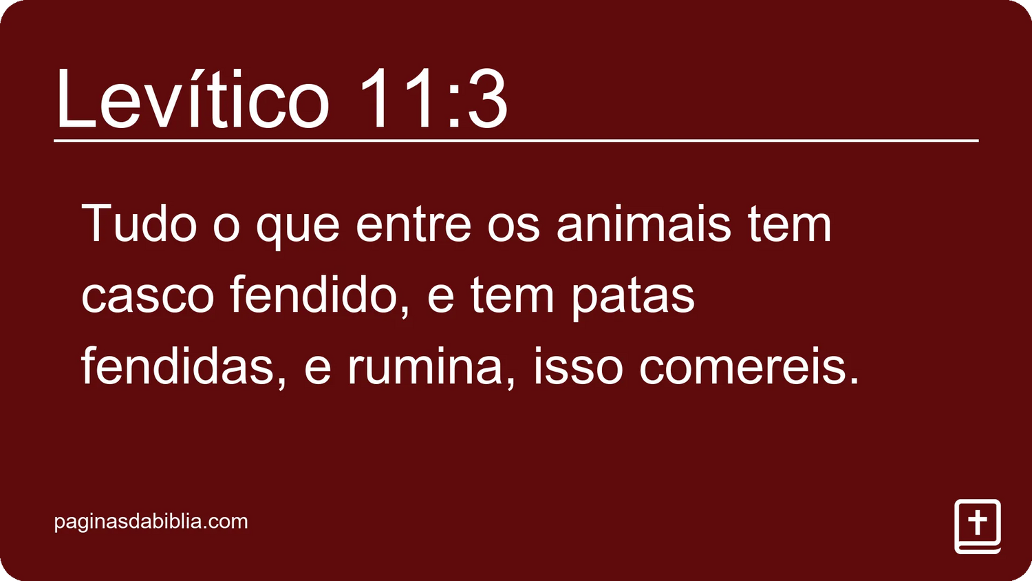 Levítico 11:3