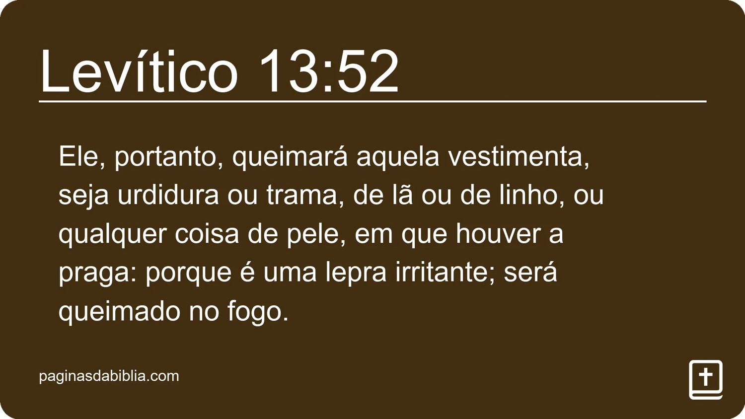 Levítico 13:52