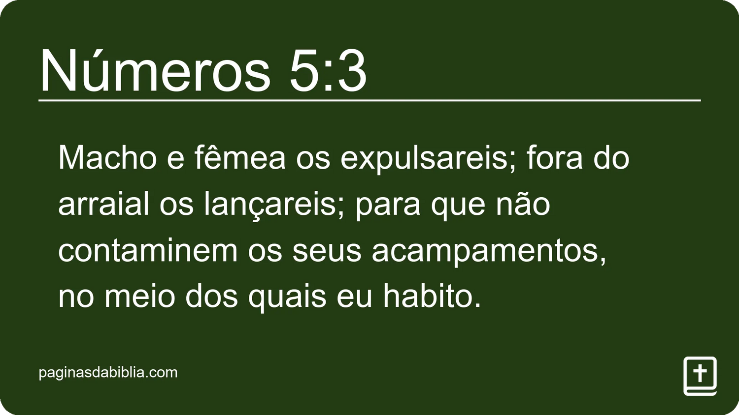 Números 5:3