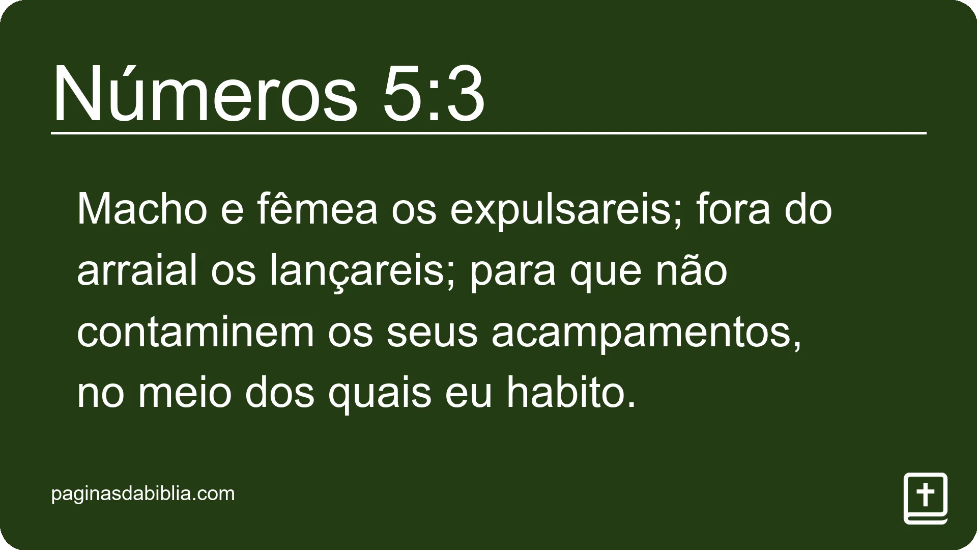 Números 5:3