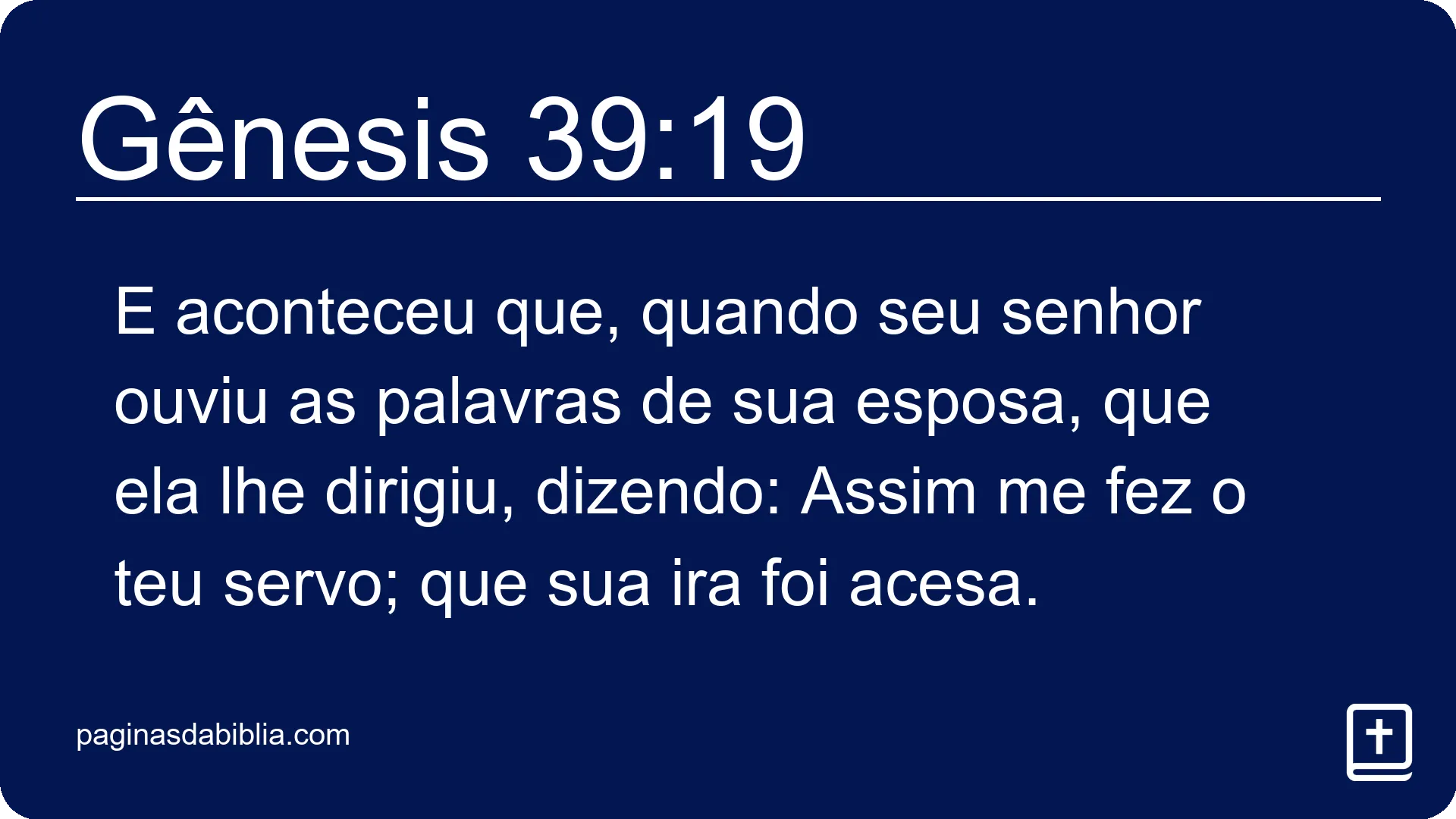 Gênesis 39:19