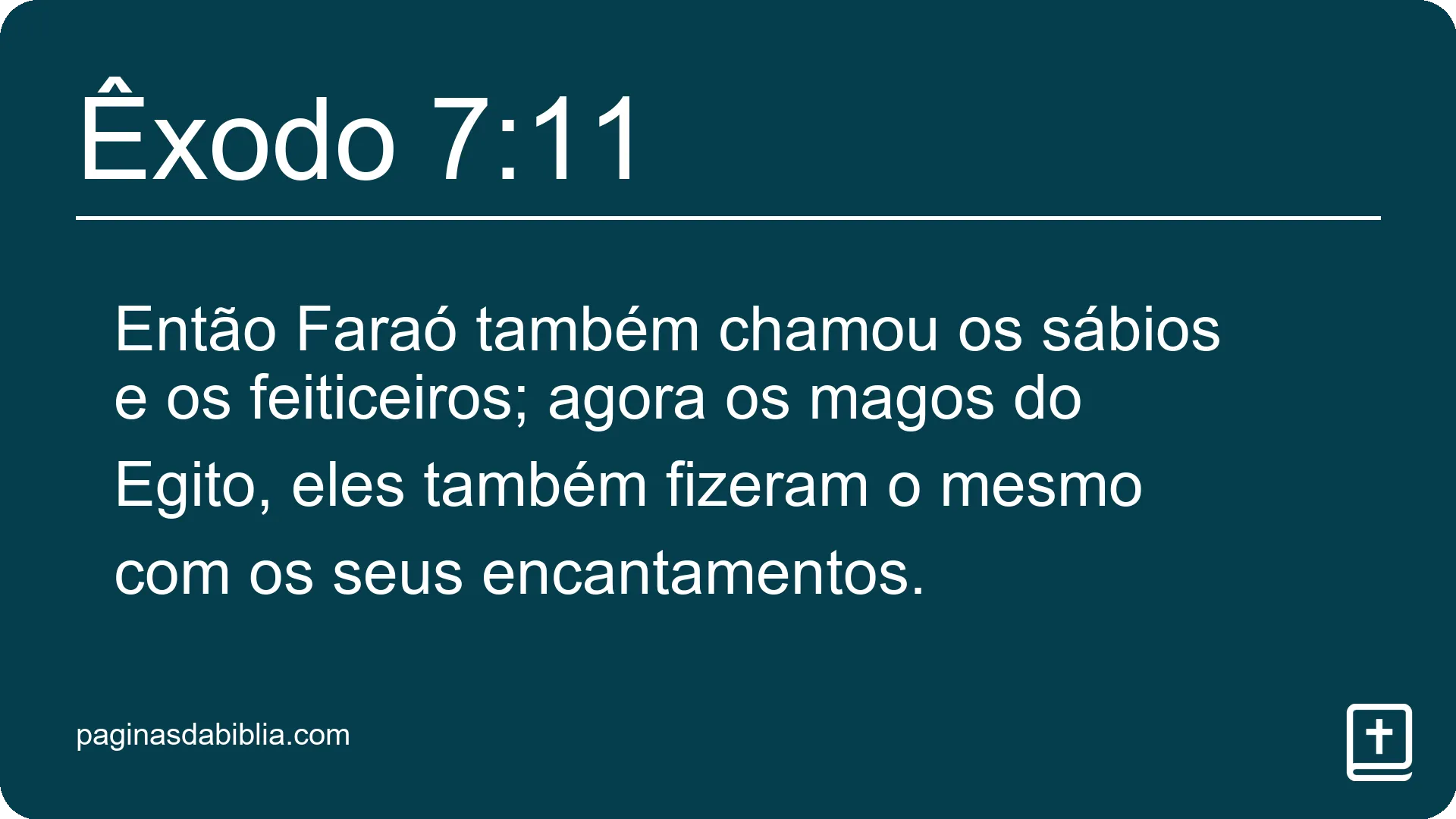 Êxodo 7:11