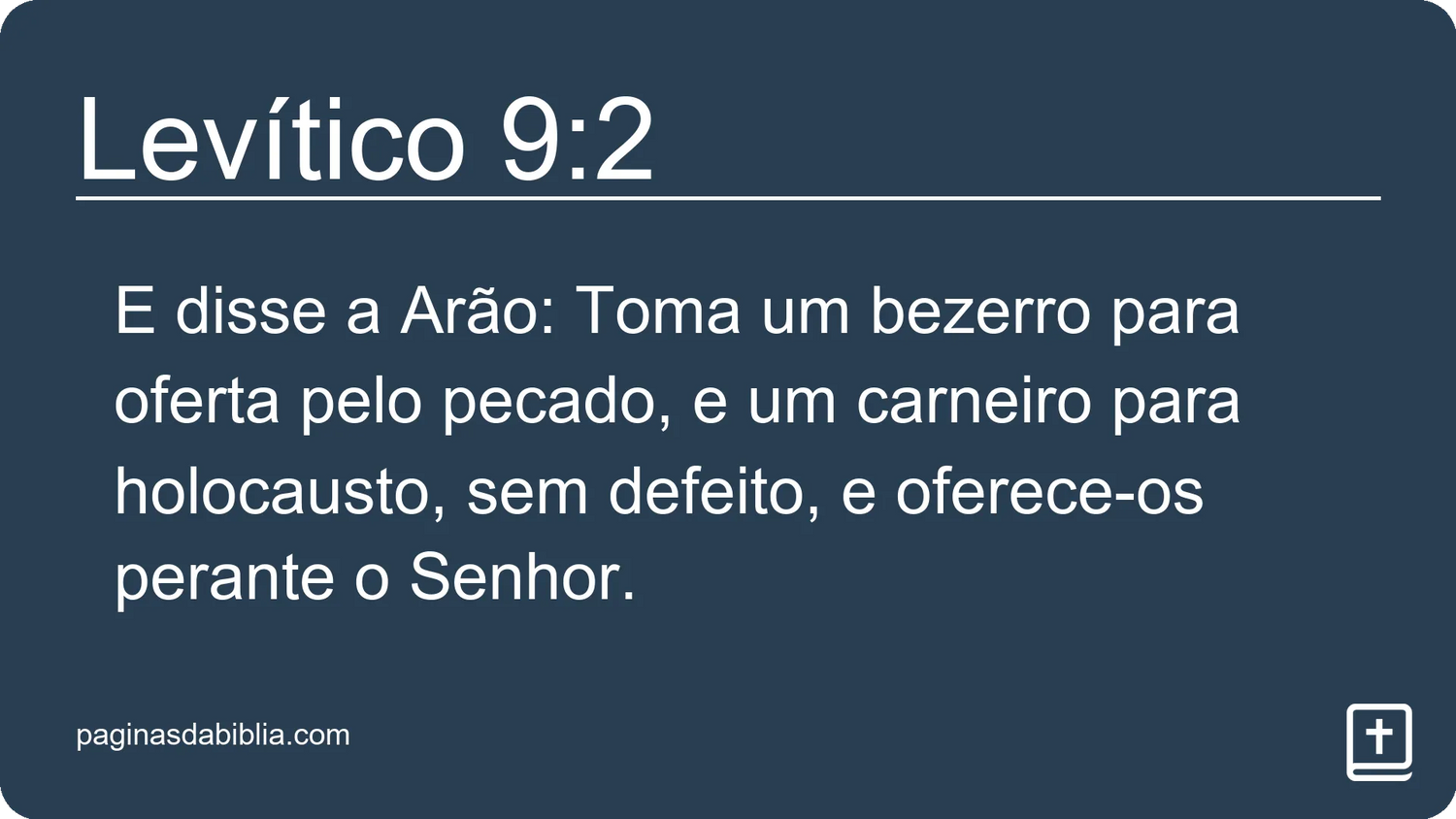 Levítico 9:2