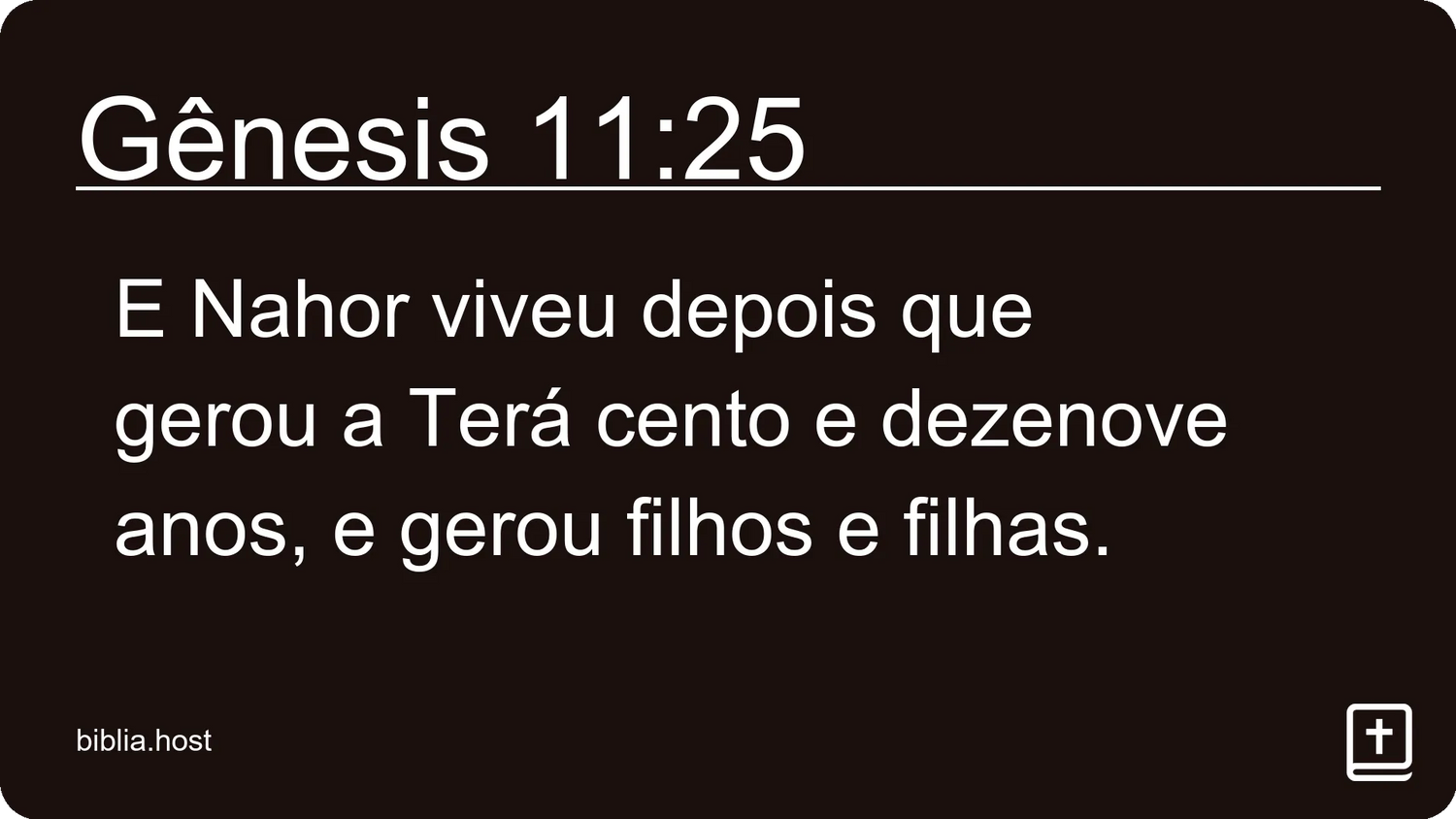 Gênesis 11:25