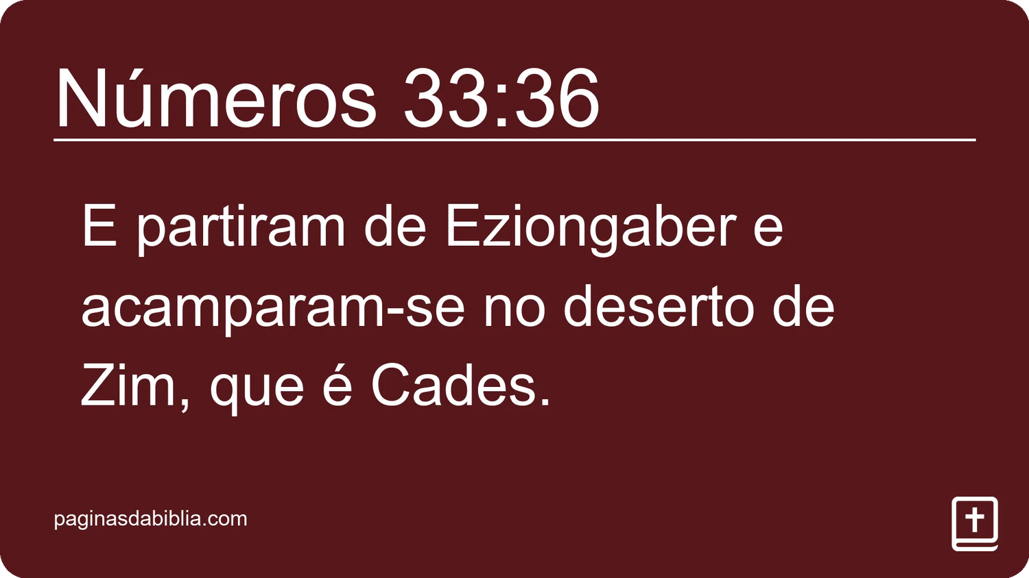 Números 33:36