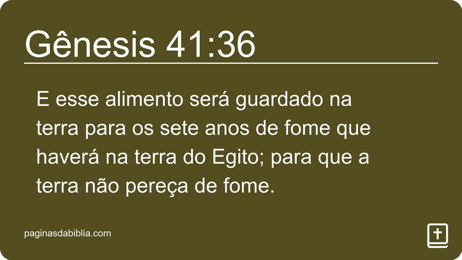 Gênesis 41:36