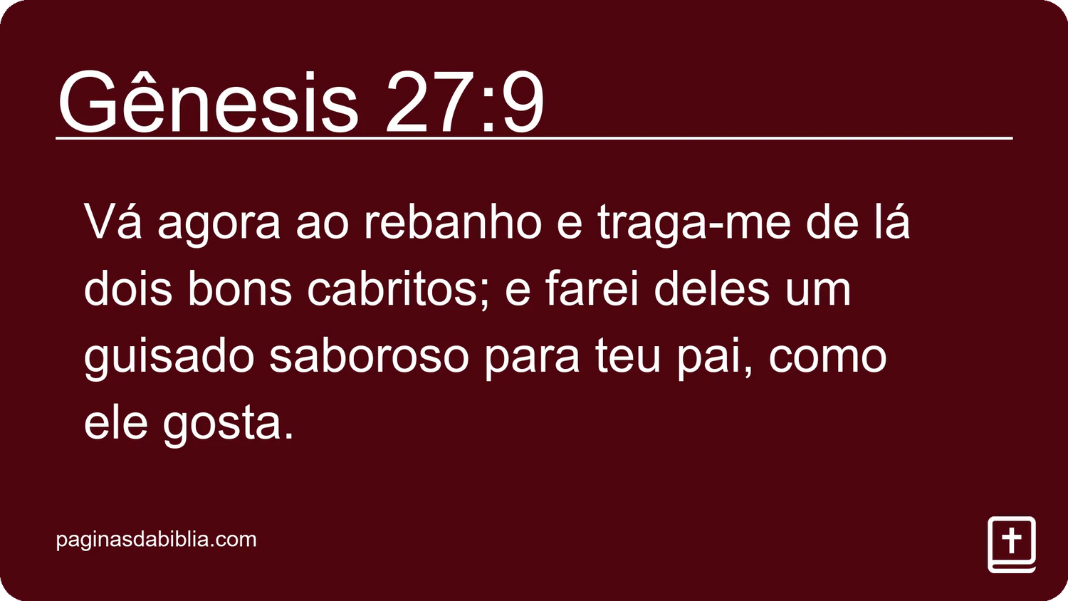 Gênesis 27:9