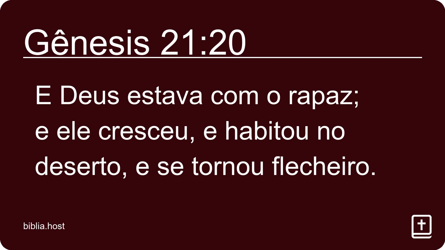 Gênesis 21:20