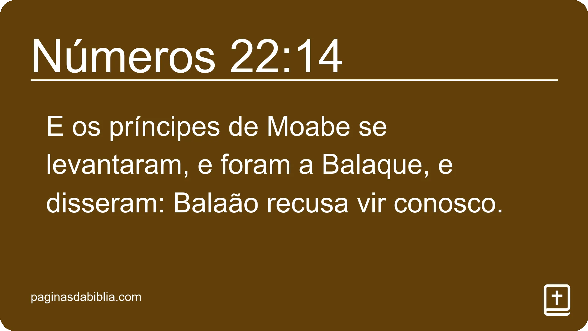 Números 22:14