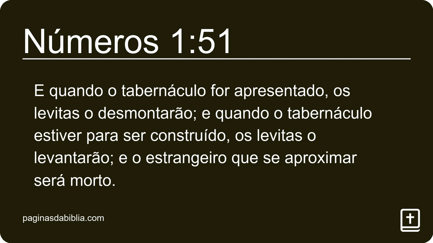 Números 1:51