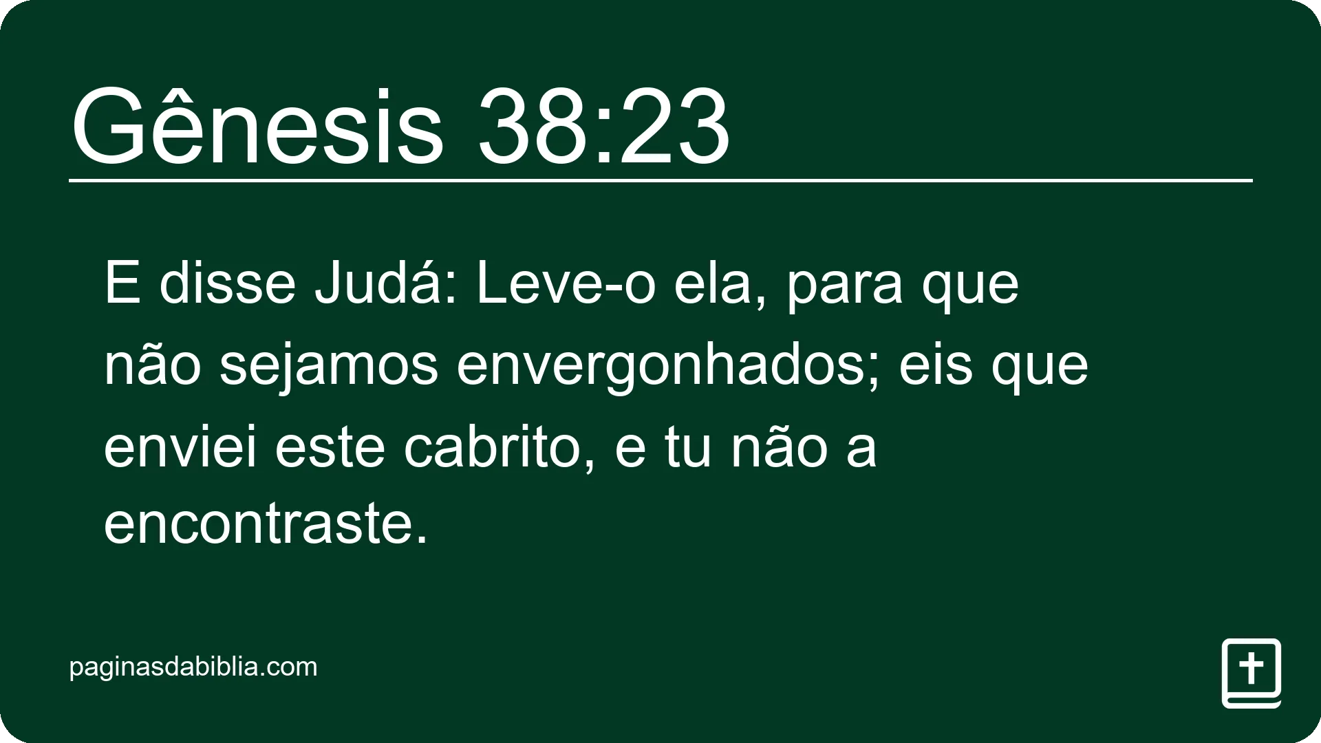 Gênesis 38:23