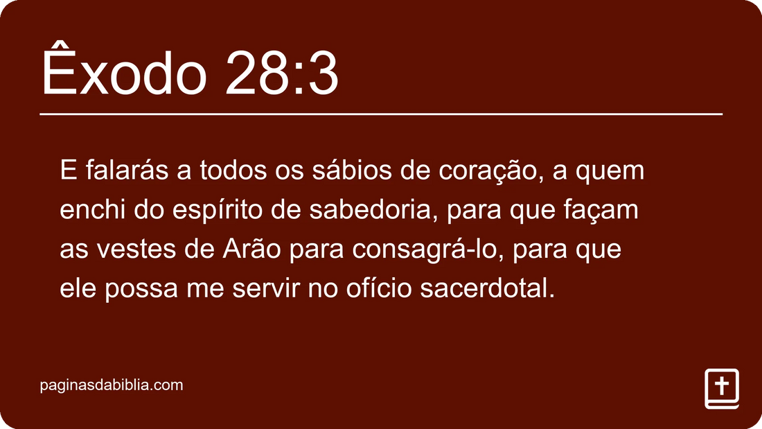 Êxodo 28:3