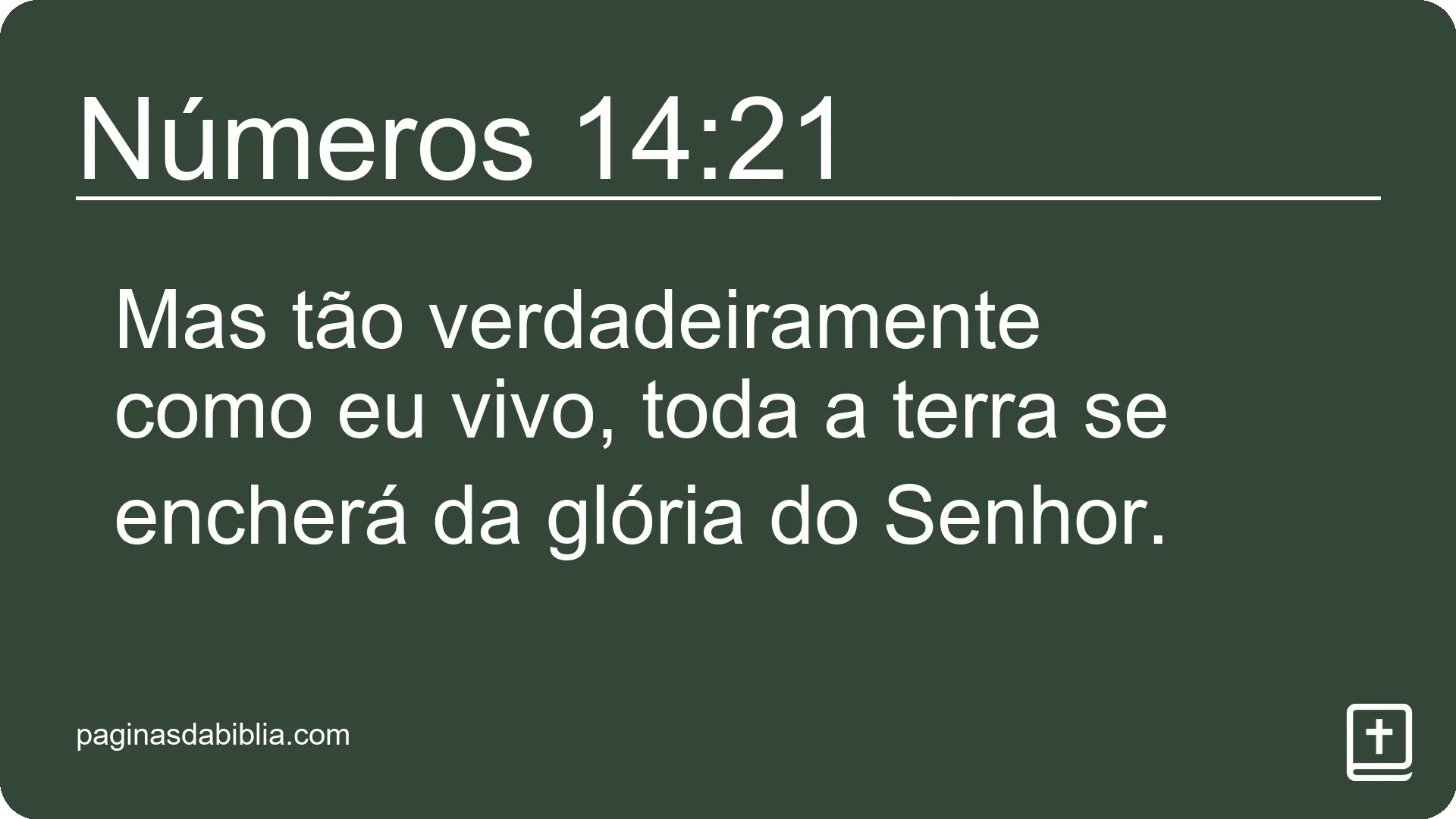 Números 14:21