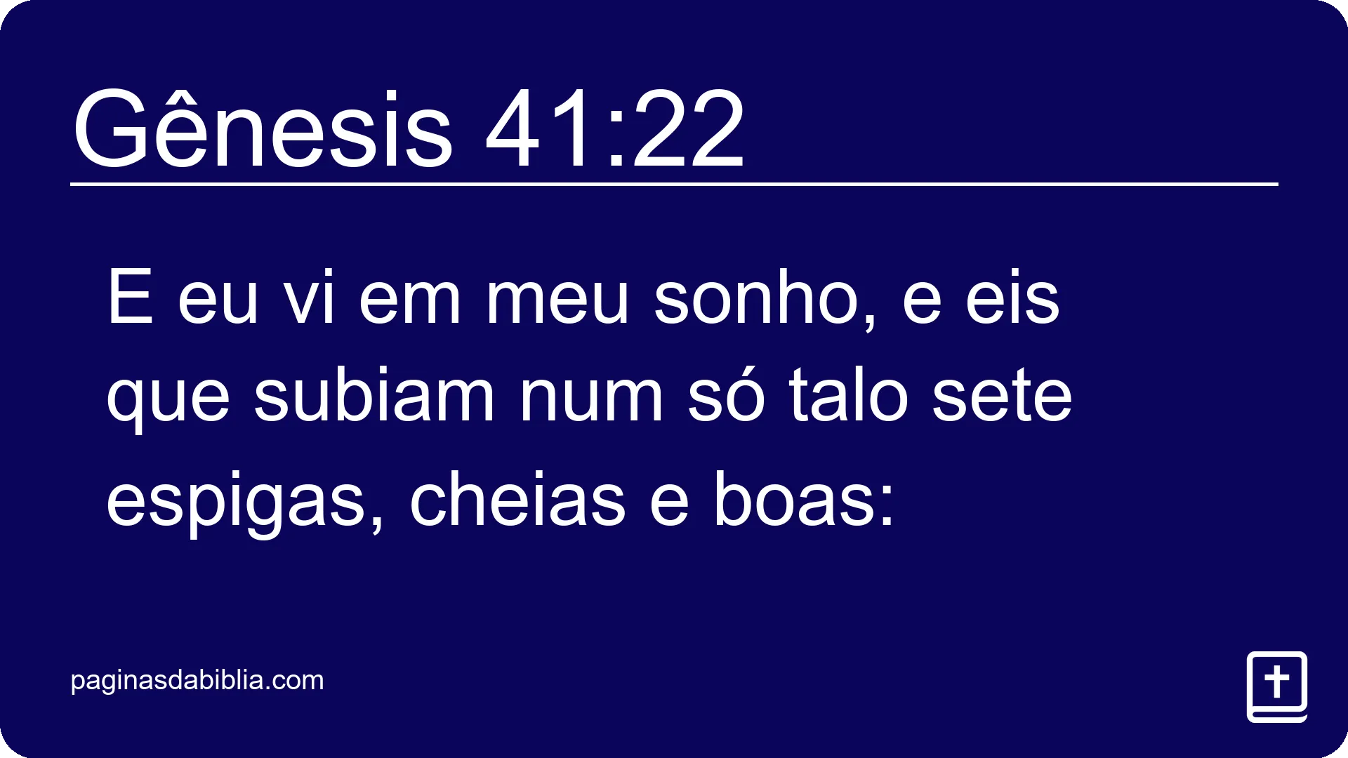 Gênesis 41:22