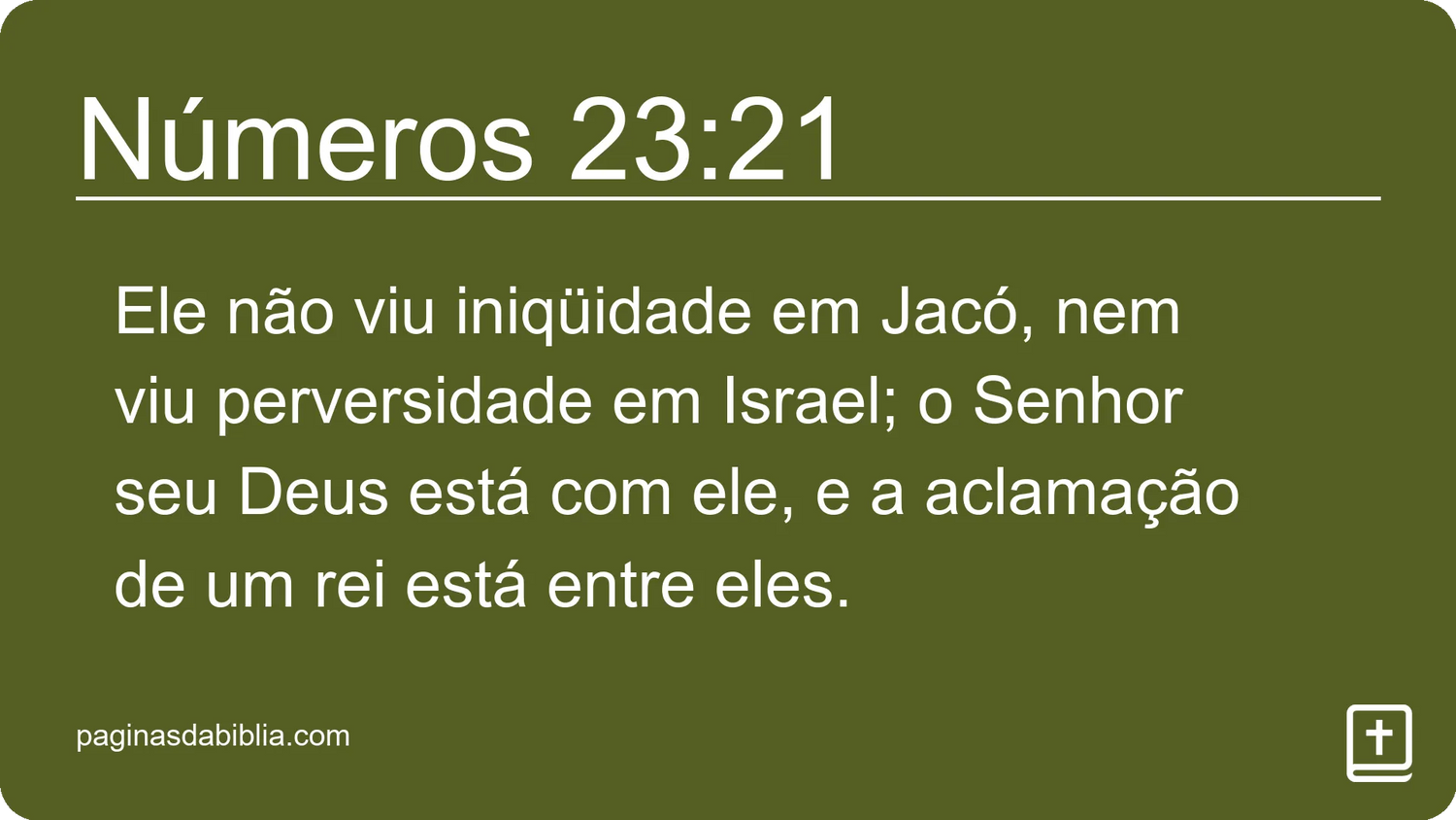 Números 23:21