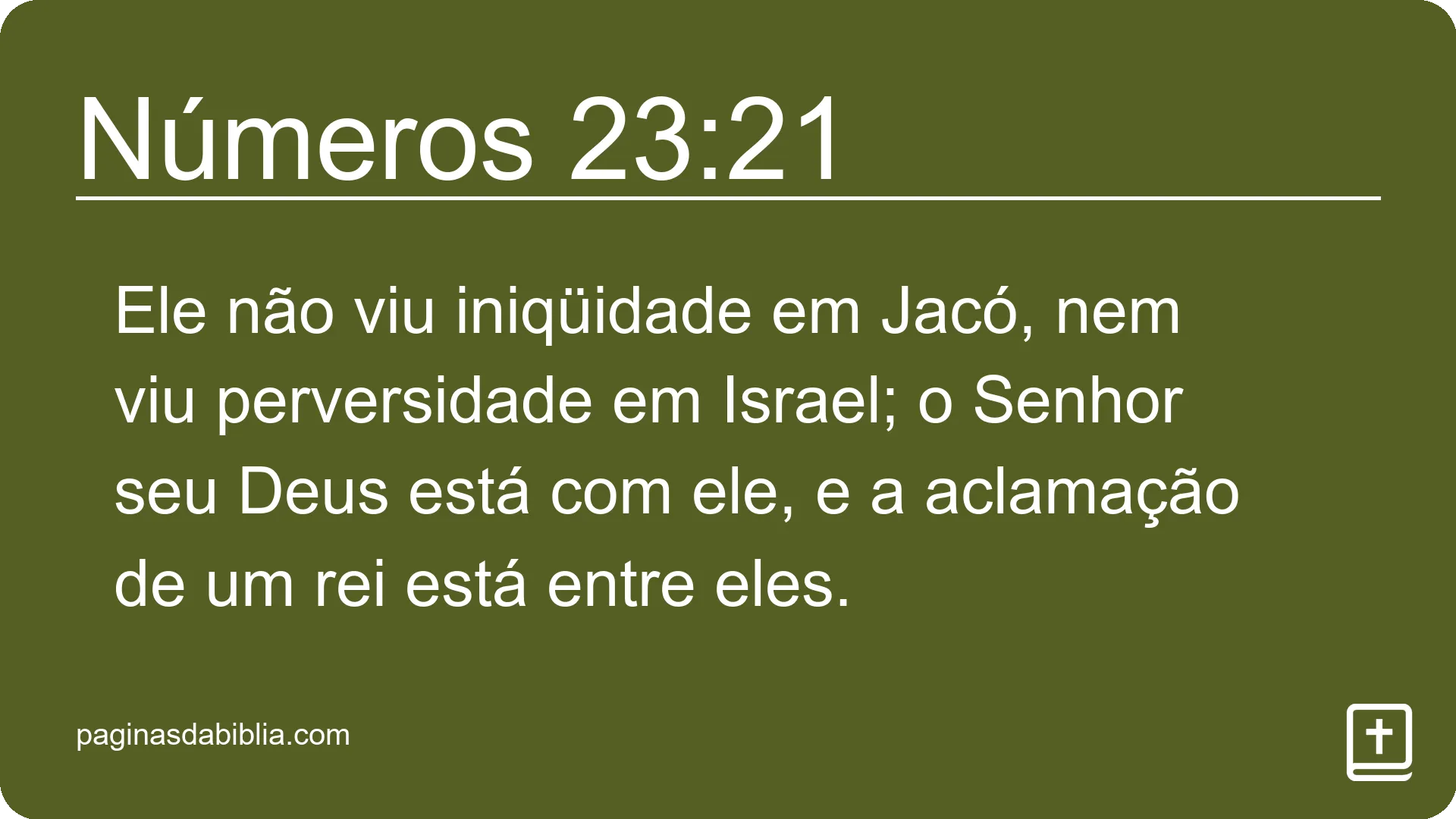 Números 23:21