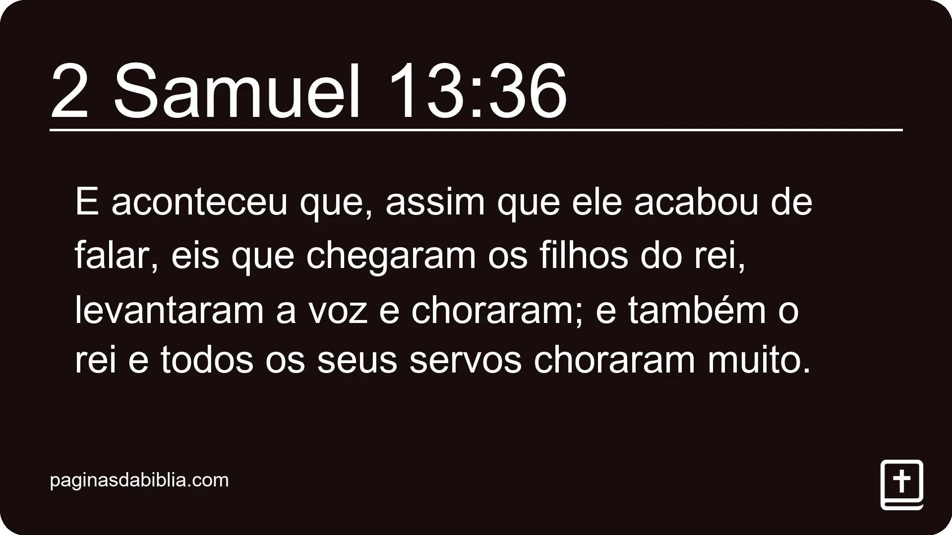 2 Samuel 13:36