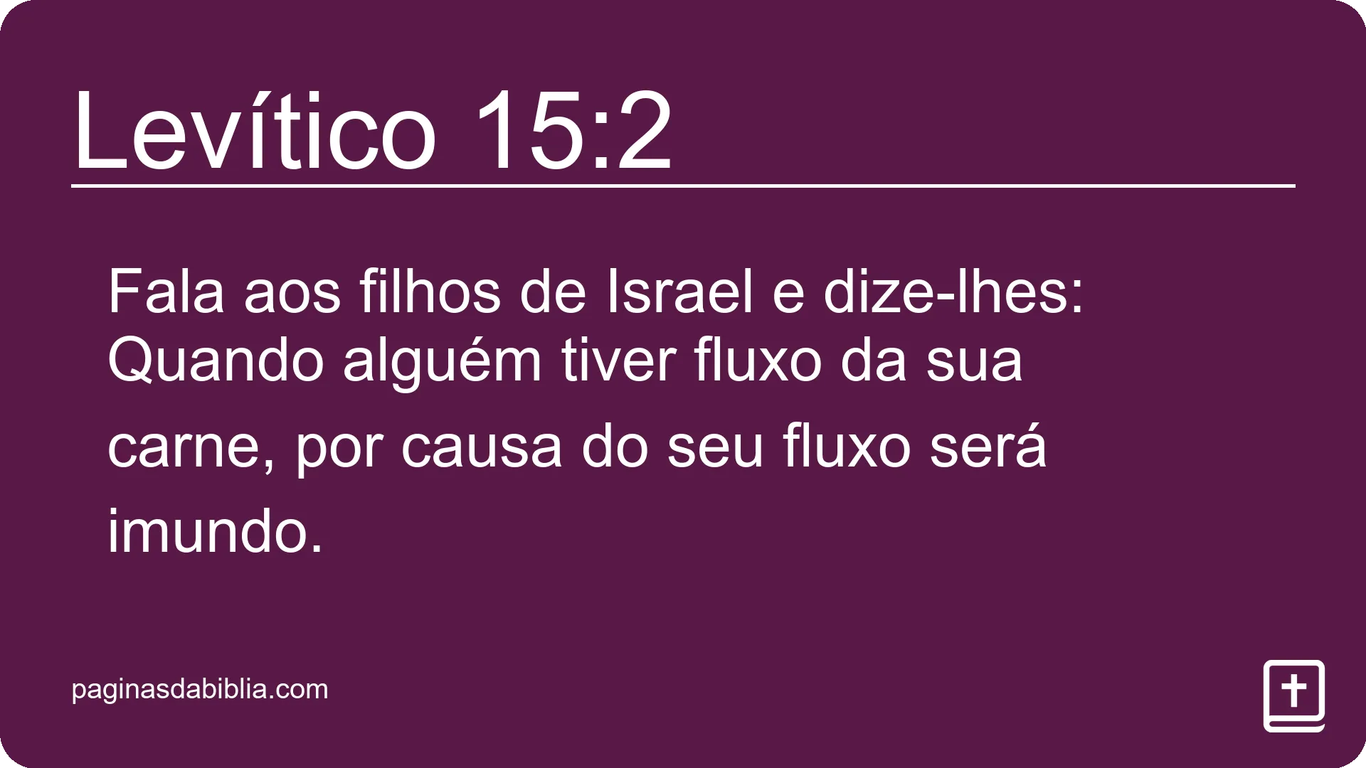 Levítico 15:2