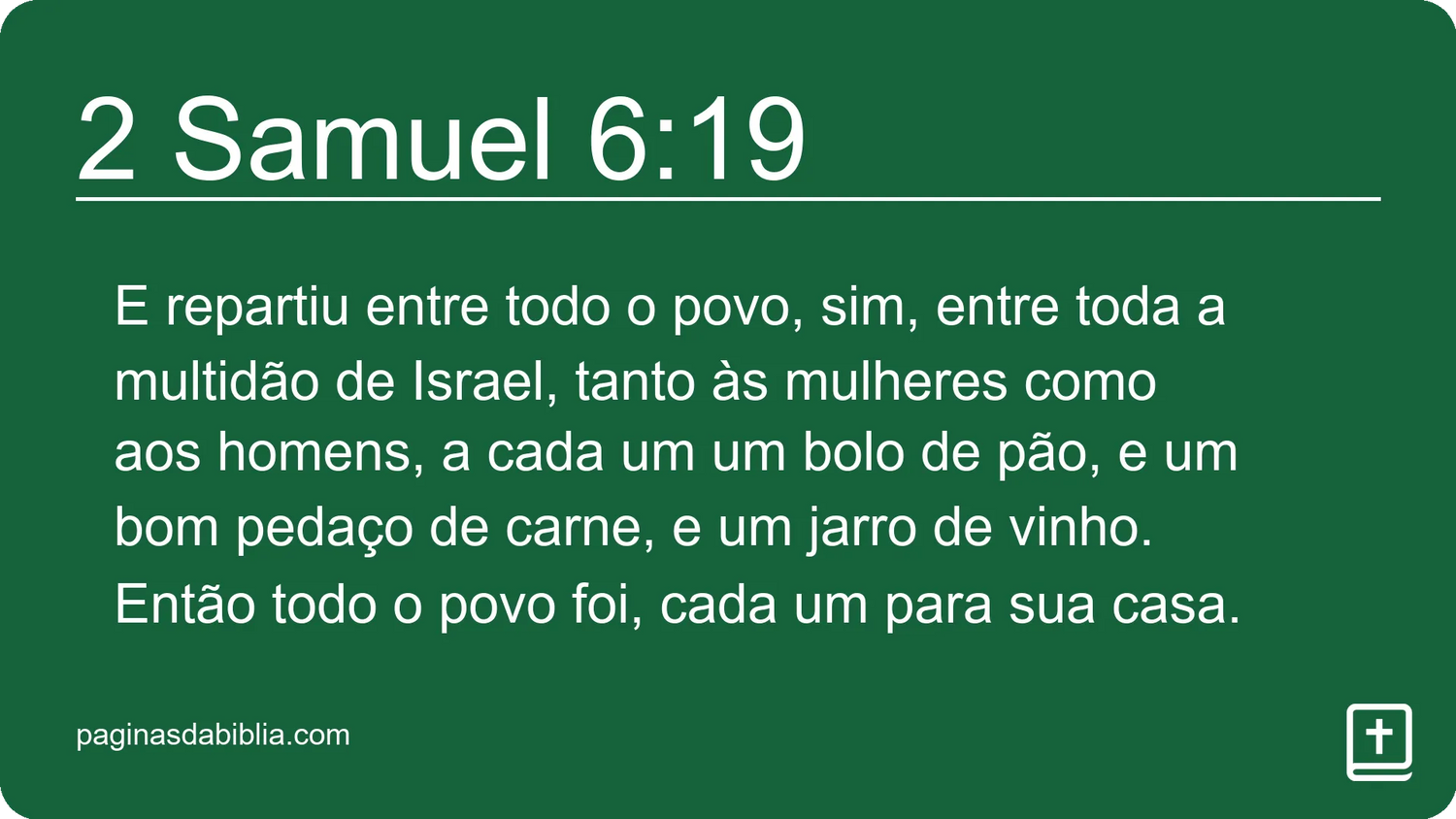 2 Samuel 6:19