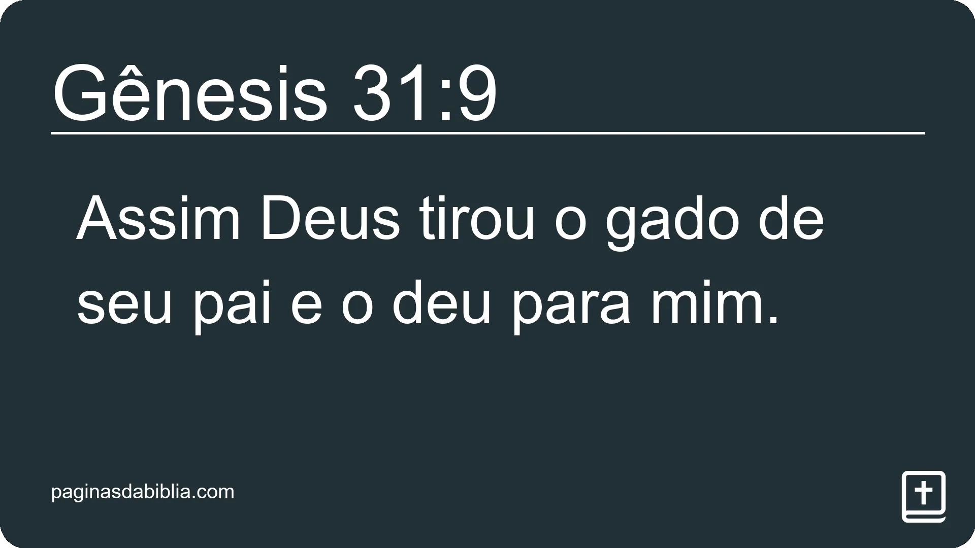 Gênesis 31:9