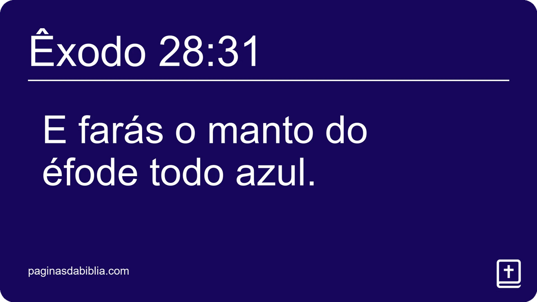 Êxodo 28:31