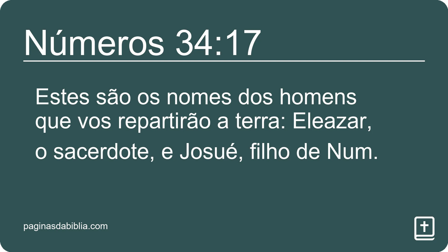 Números 34:17