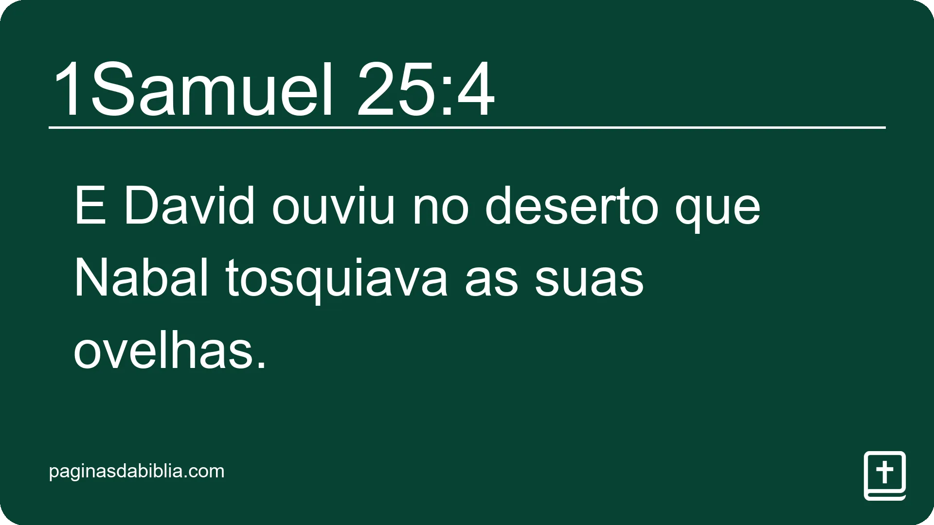 1Samuel 25:4