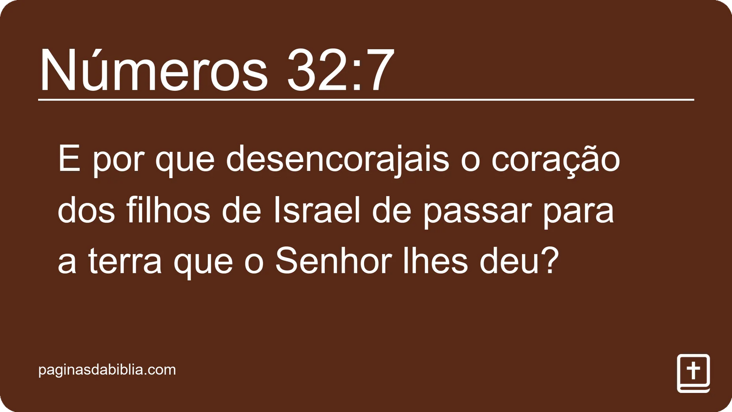 Números 32:7