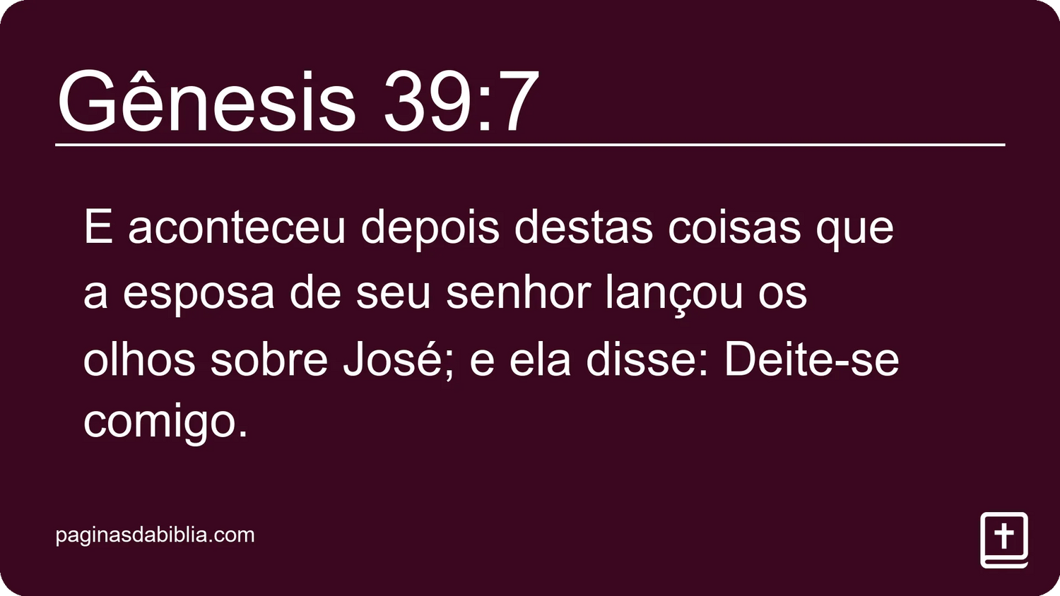 Gênesis 39:7