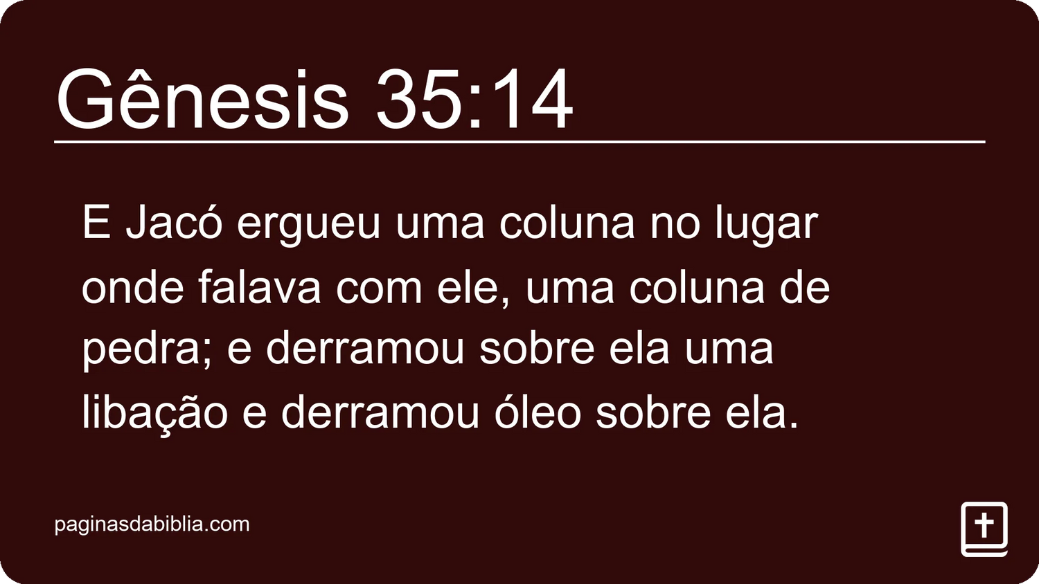 Gênesis 35:14