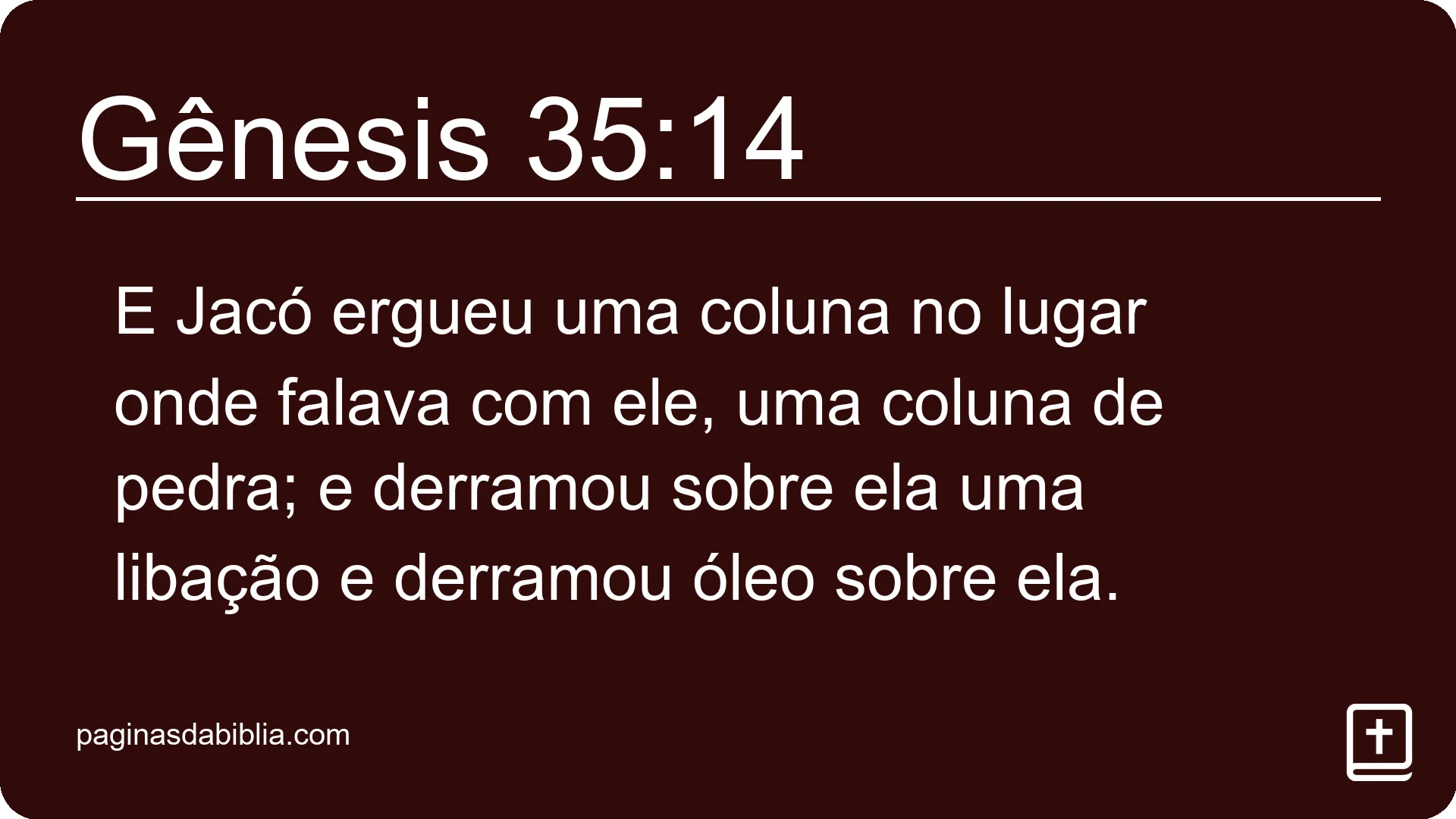 Gênesis 35:14