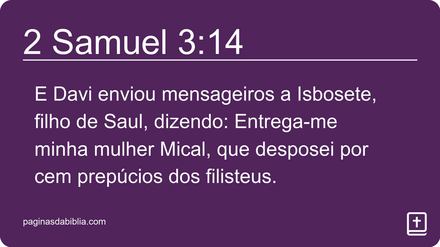 2 Samuel 3:14