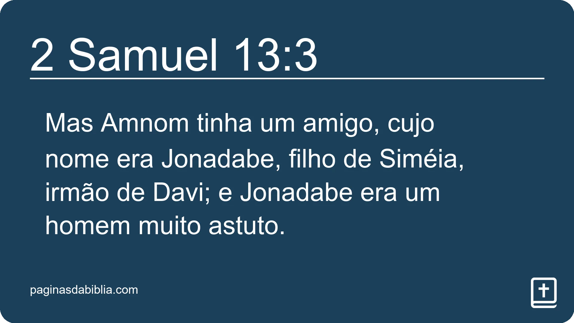 2 Samuel 13:3