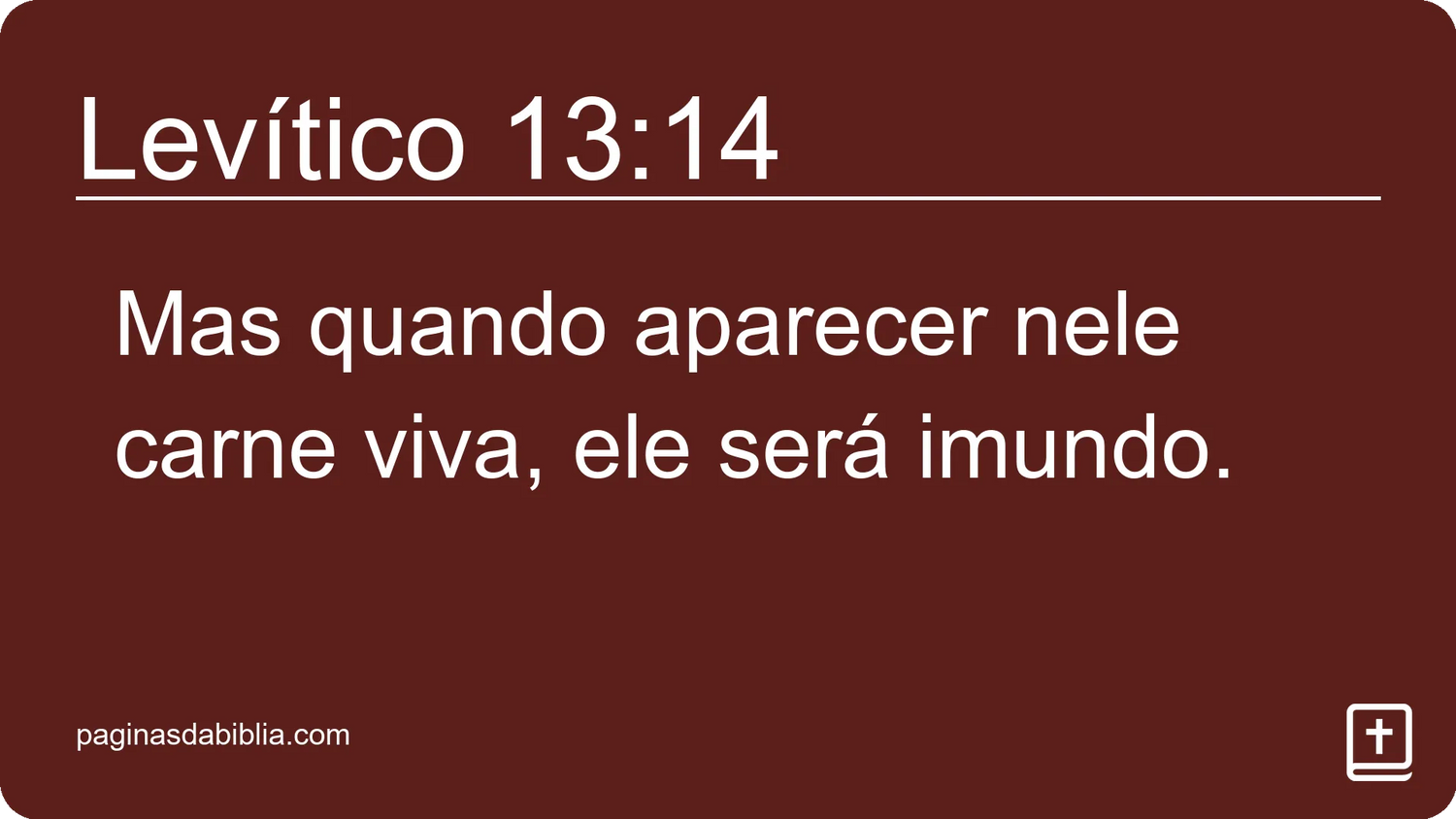 Levítico 13:14