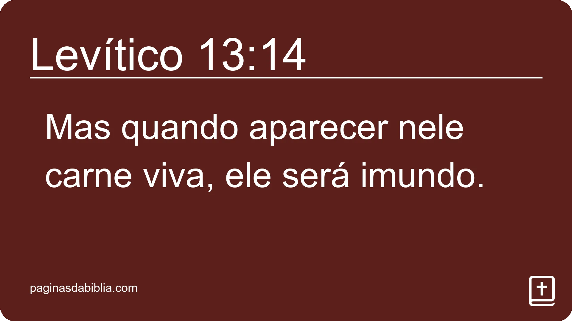 Levítico 13:14