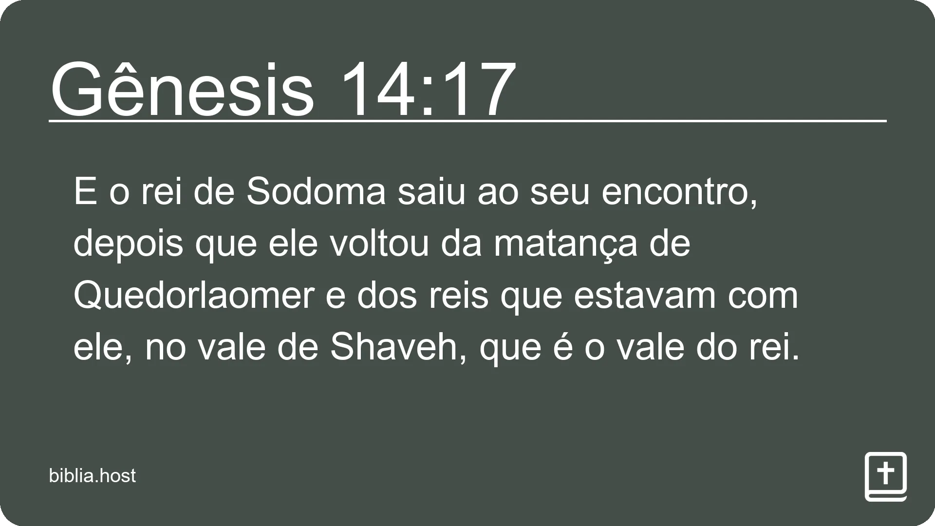 Gênesis 14:17