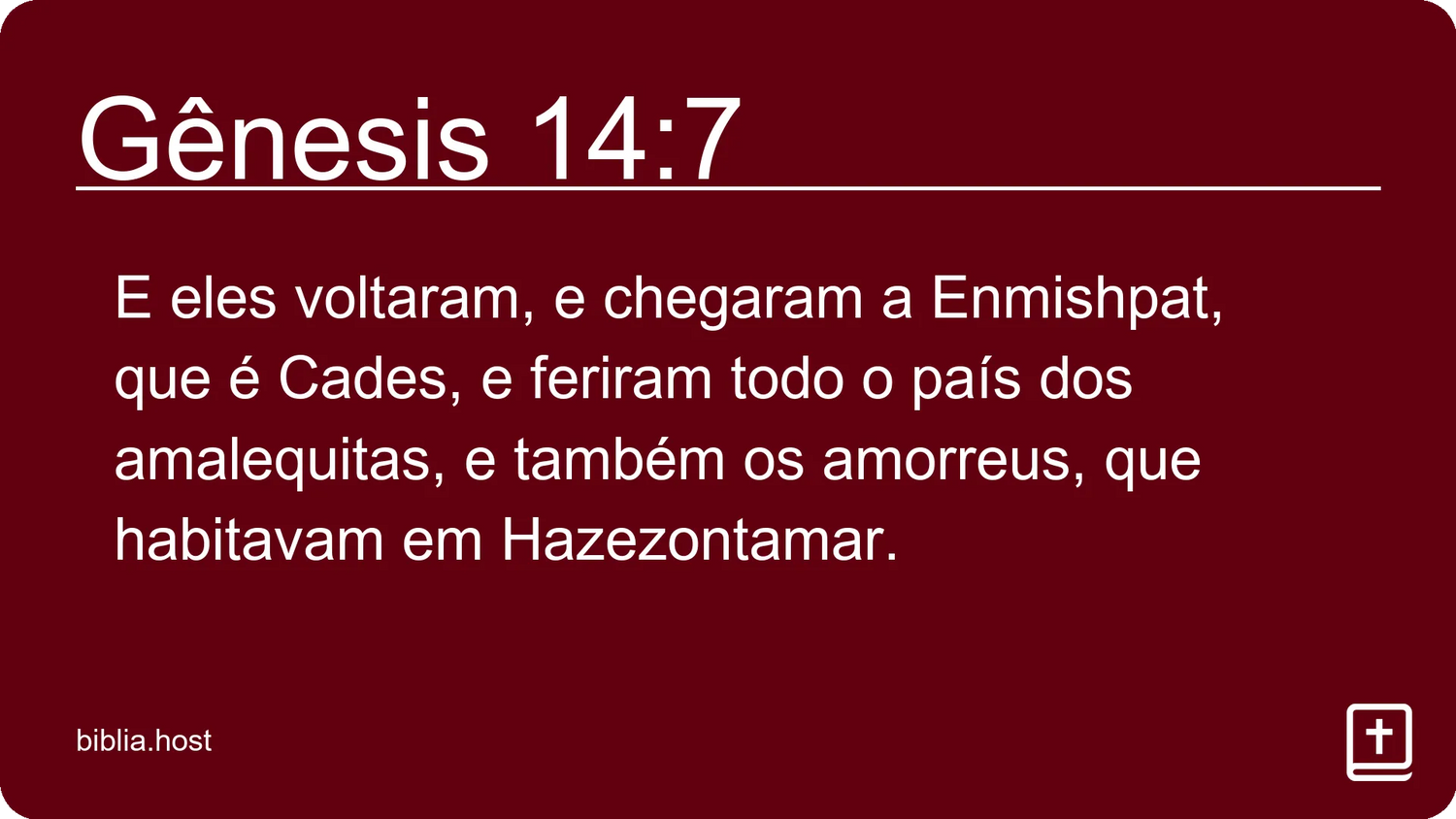 Gênesis 14:7