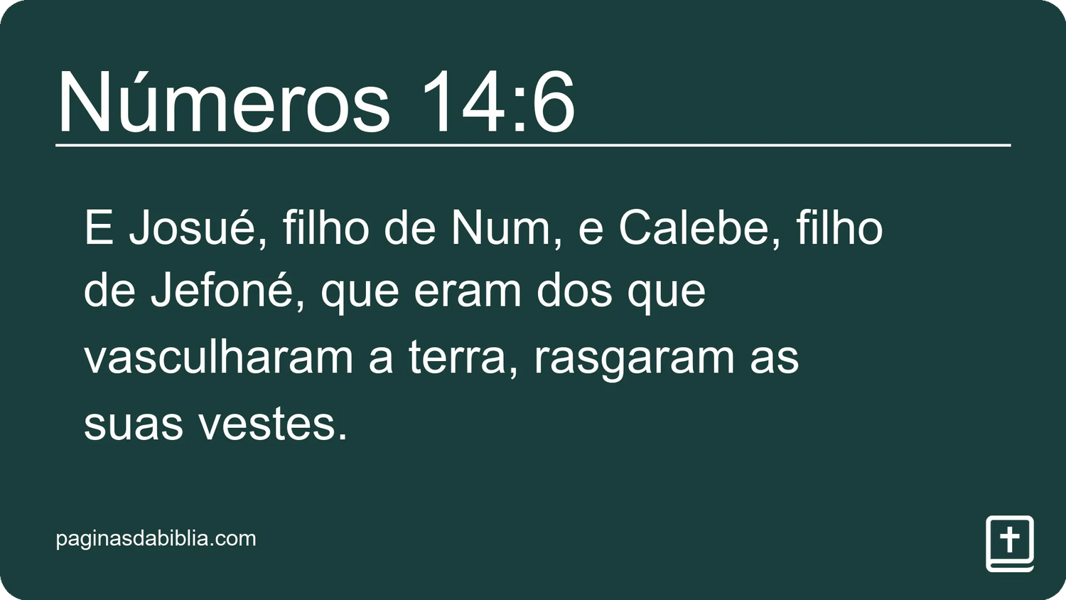 Números 14:6