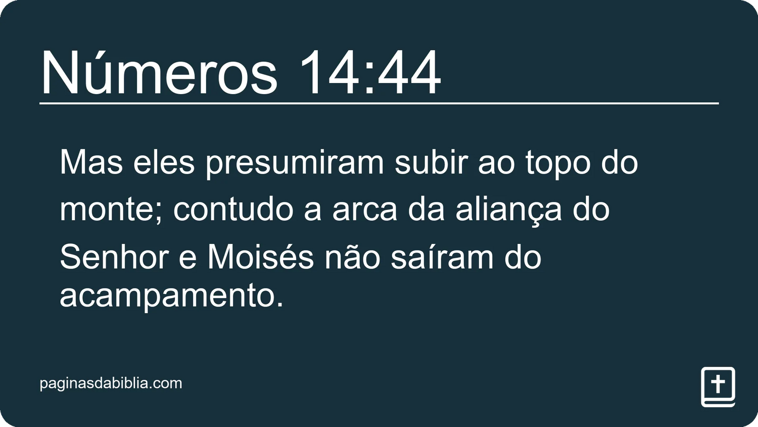 Números 14:44