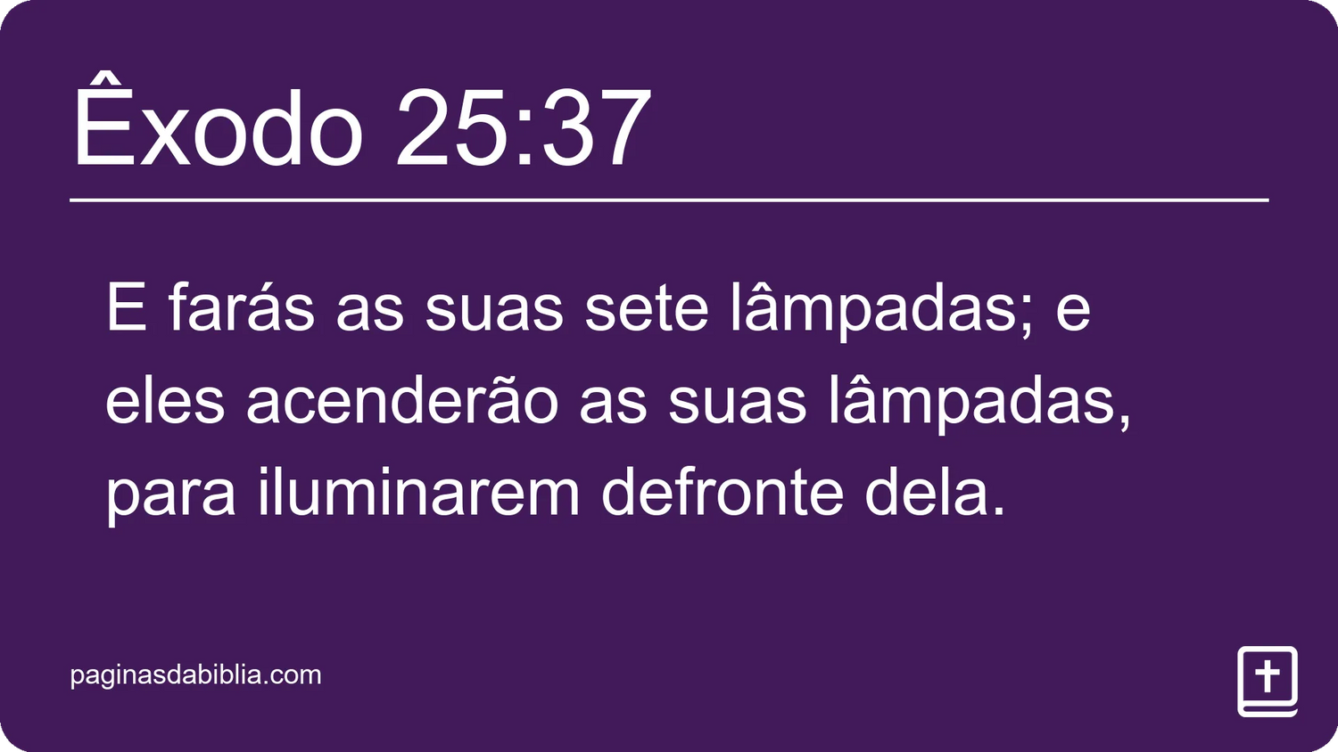 Êxodo 25:37