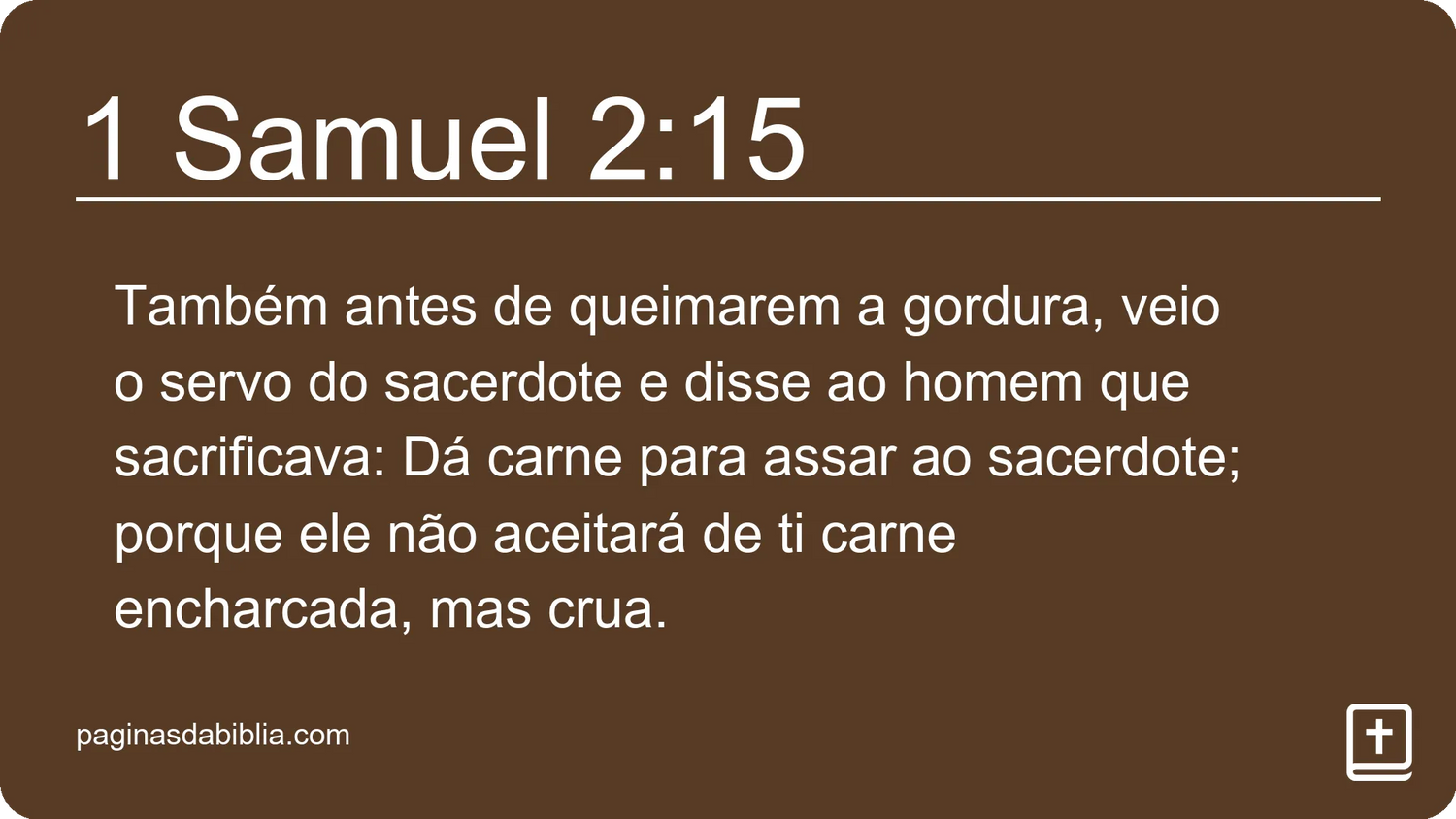 1 Samuel 2:15