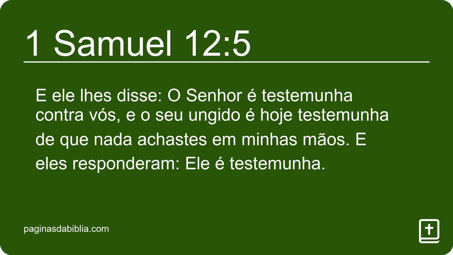 1 Samuel 12:5