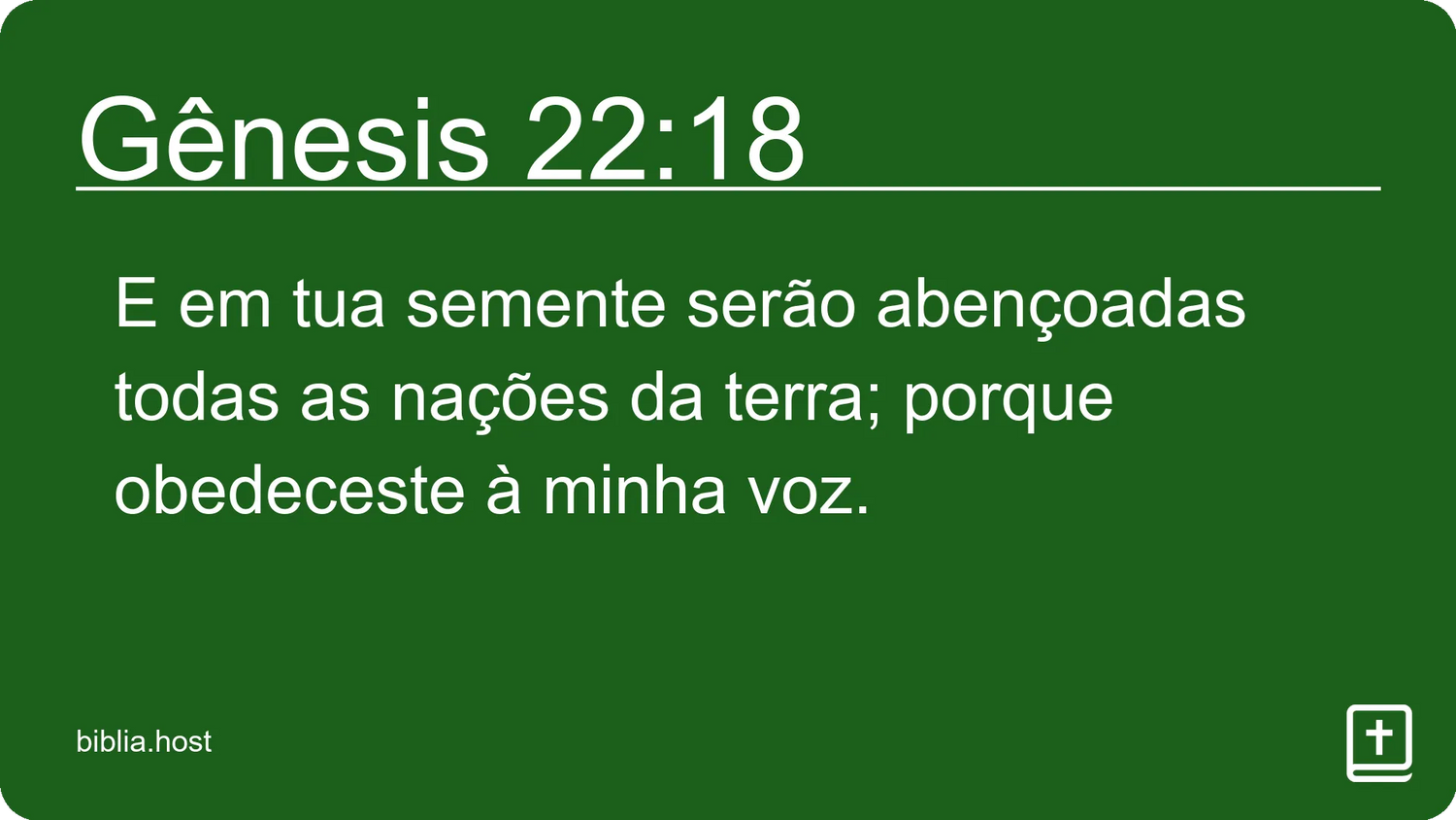 Gênesis 22:18