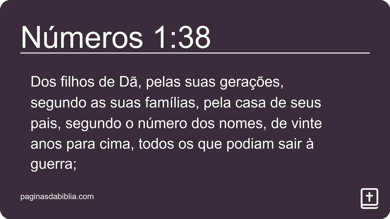 Números 1:38