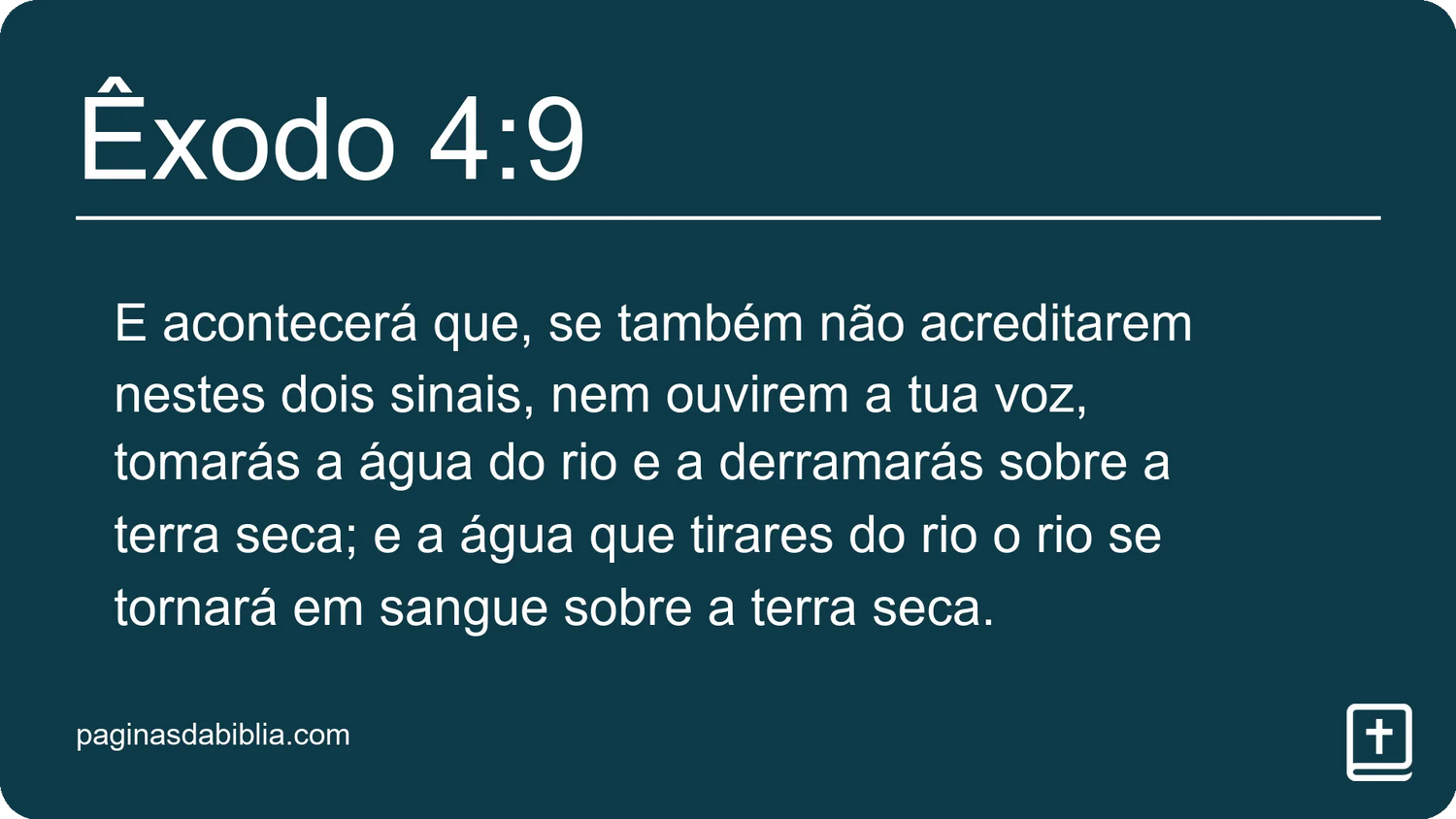 Êxodo 4:9