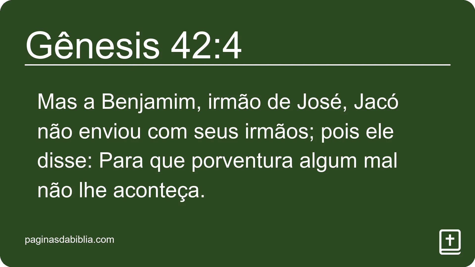 Gênesis 42:4