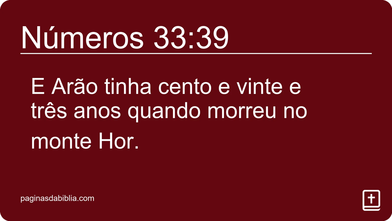 Números 33:39